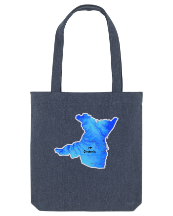 Constanța County Map Midnight Blue