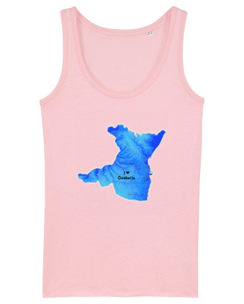 Constanța County Map Cotton Pink