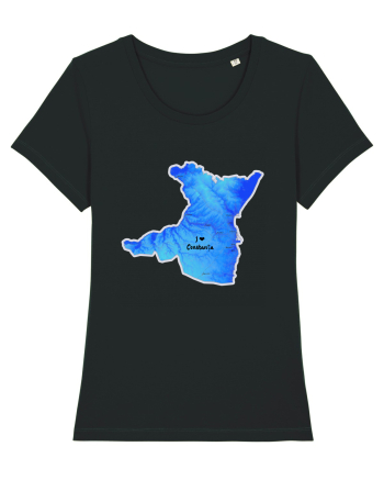 Constanța County Map Black