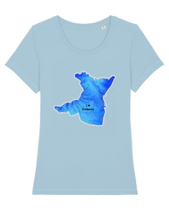 Constanța County Map Sky Blue