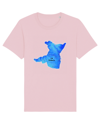 Constanța County Map Cotton Pink