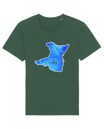 Constanța County Map Bottle Green