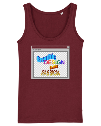 Graphic Design is my Passion Burgundy