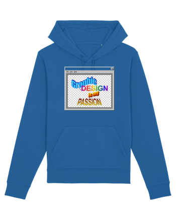 Graphic Design is my Passion Royal Blue