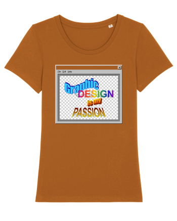 Graphic Design is my Passion Roasted Orange