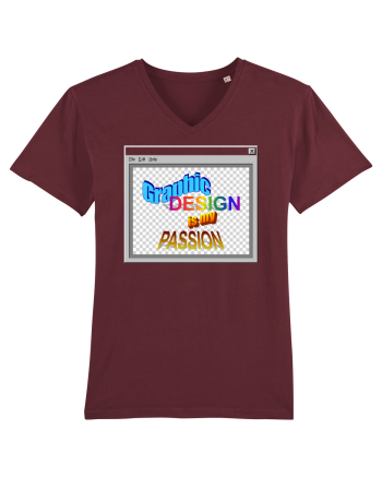 Graphic Design is my Passion Burgundy