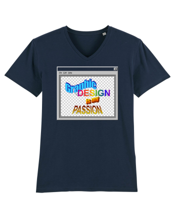 Graphic Design is my Passion French Navy