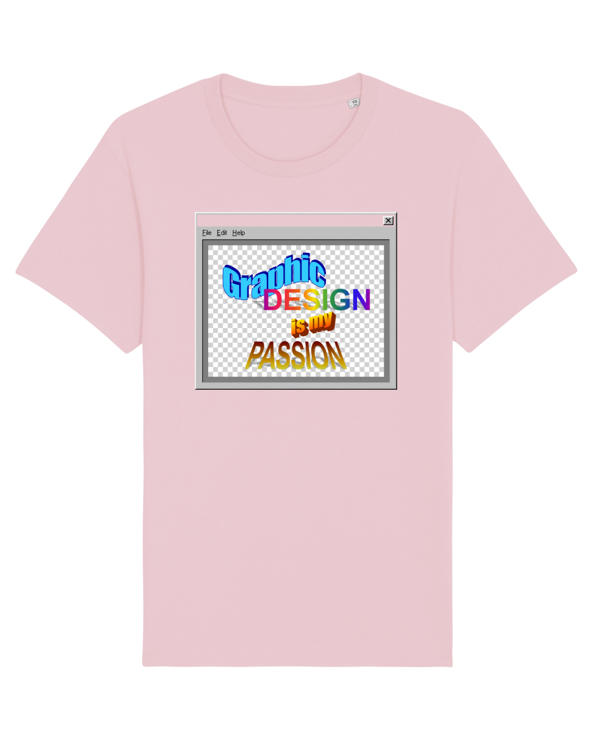 Tricou mânecă scurtă Unisex Rocker Cotton Pink