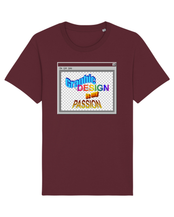 Graphic Design is my Passion Burgundy