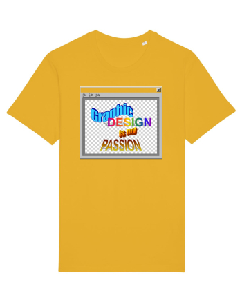 Graphic Design is my Passion Spectra Yellow