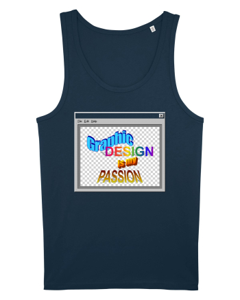 Graphic Design is my Passion Navy