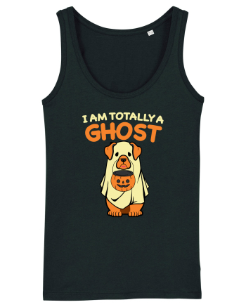 I Am Totally a Ghost Halloween Black