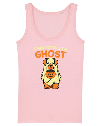 I Am Totally a Ghost Halloween Cotton Pink