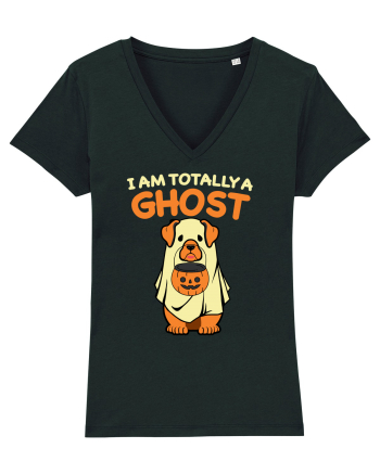 I Am Totally a Ghost Halloween Black