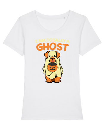 I Am Totally a Ghost Halloween White