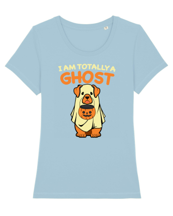 I Am Totally a Ghost Halloween Sky Blue