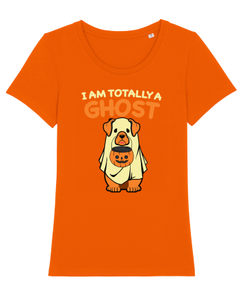 I Am Totally a Ghost Halloween Bright Orange