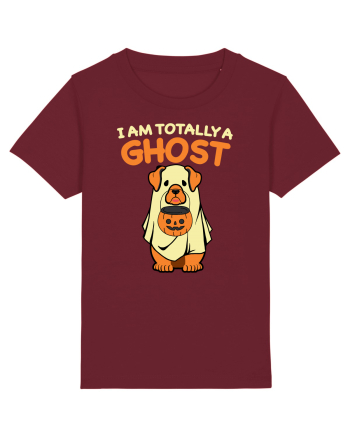 I Am Totally a Ghost Halloween Burgundy