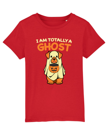 I Am Totally a Ghost Halloween Red