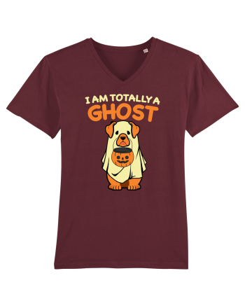 I Am Totally a Ghost Halloween Burgundy