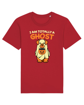 I Am Totally a Ghost Halloween Red