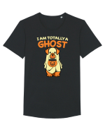 I Am Totally a Ghost Halloween Tricou mânecă scurtă guler larg Bărbat Skater