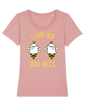 I Love Her Boo Bees Halloween Costume Canyon Pink