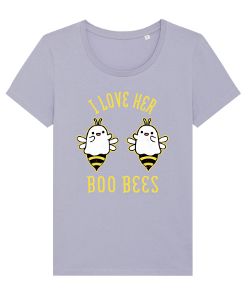I Love Her Boo Bees Halloween Costume Lavender