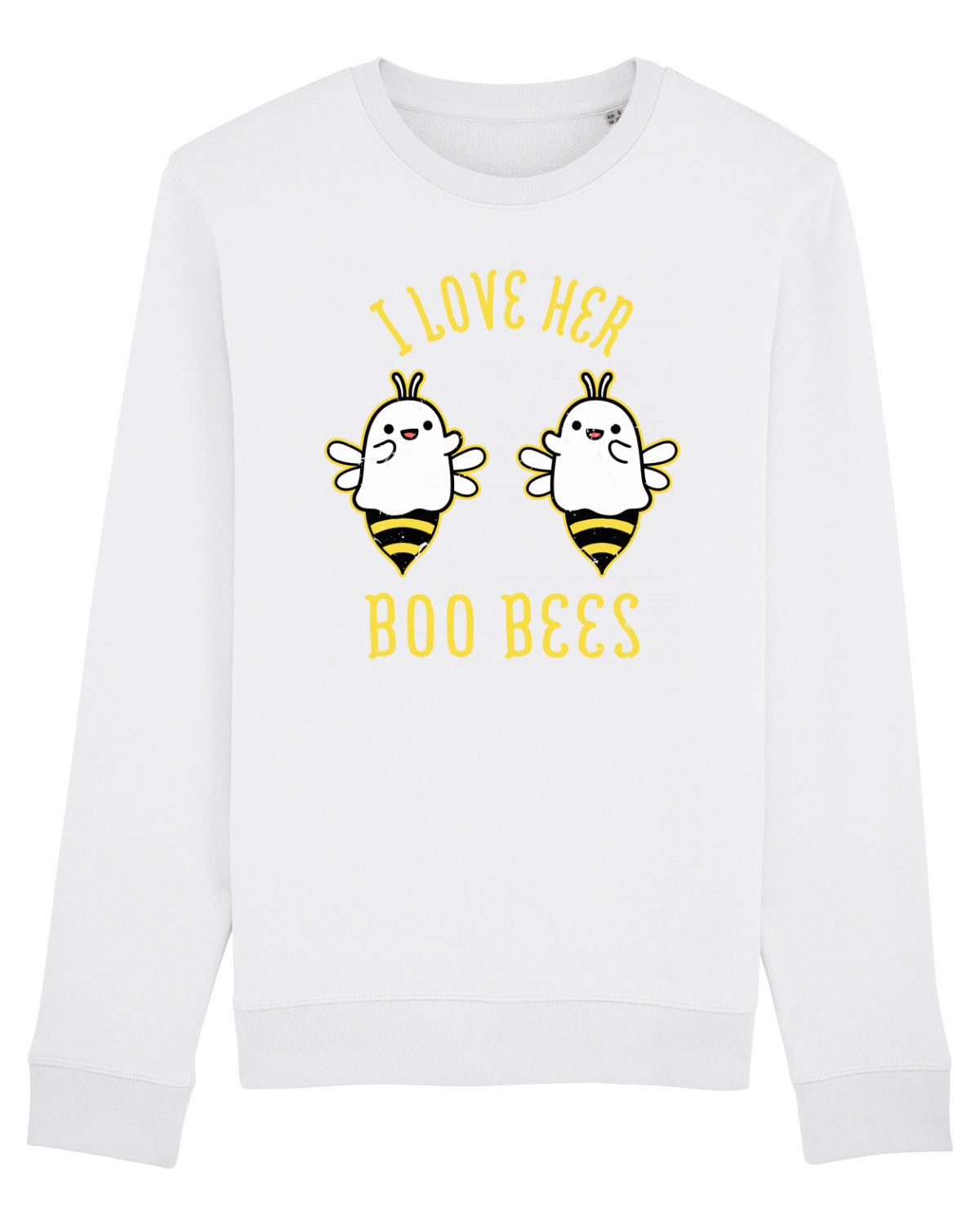 Bluză mânecă lungă Unisex Rise White