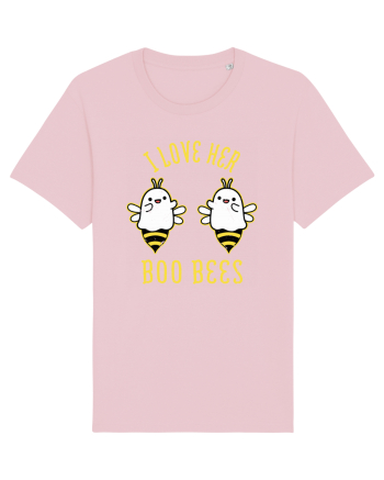 I Love Her Boo Bees Halloween Costume Cotton Pink