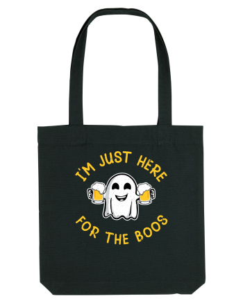 I'm Just Here For The Boos Funny Beer Ghost Black