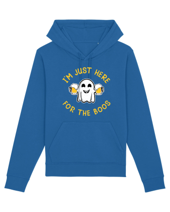 I'm Just Here For The Boos Funny Beer Ghost Royal Blue