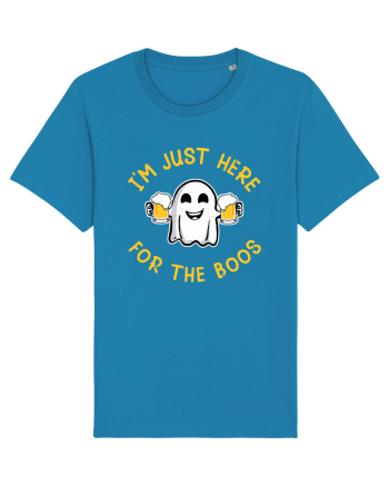 I'm Just Here For The Boos Funny Beer Ghost Azur