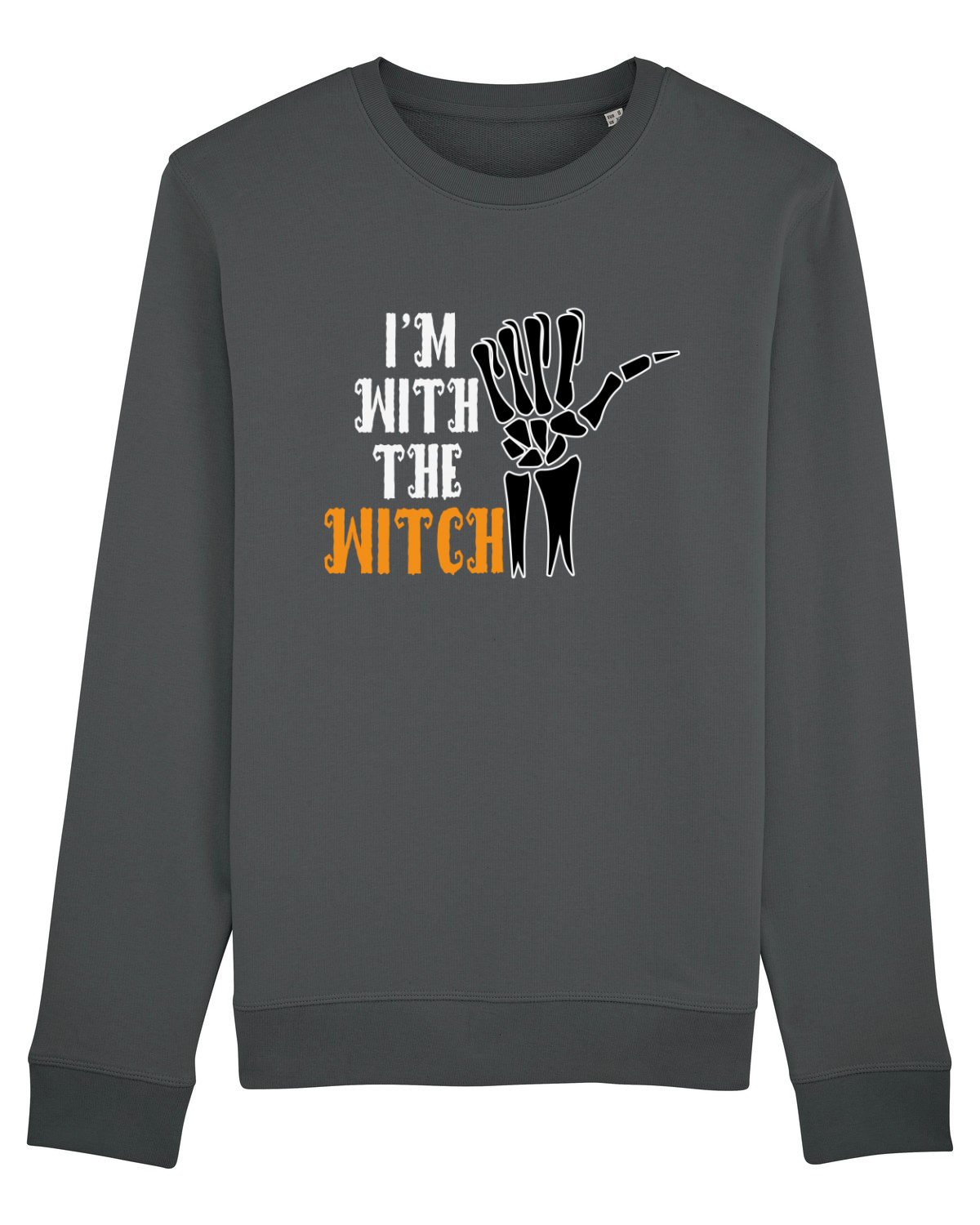 Bluză mânecă lungă Unisex Rise Anthracite
