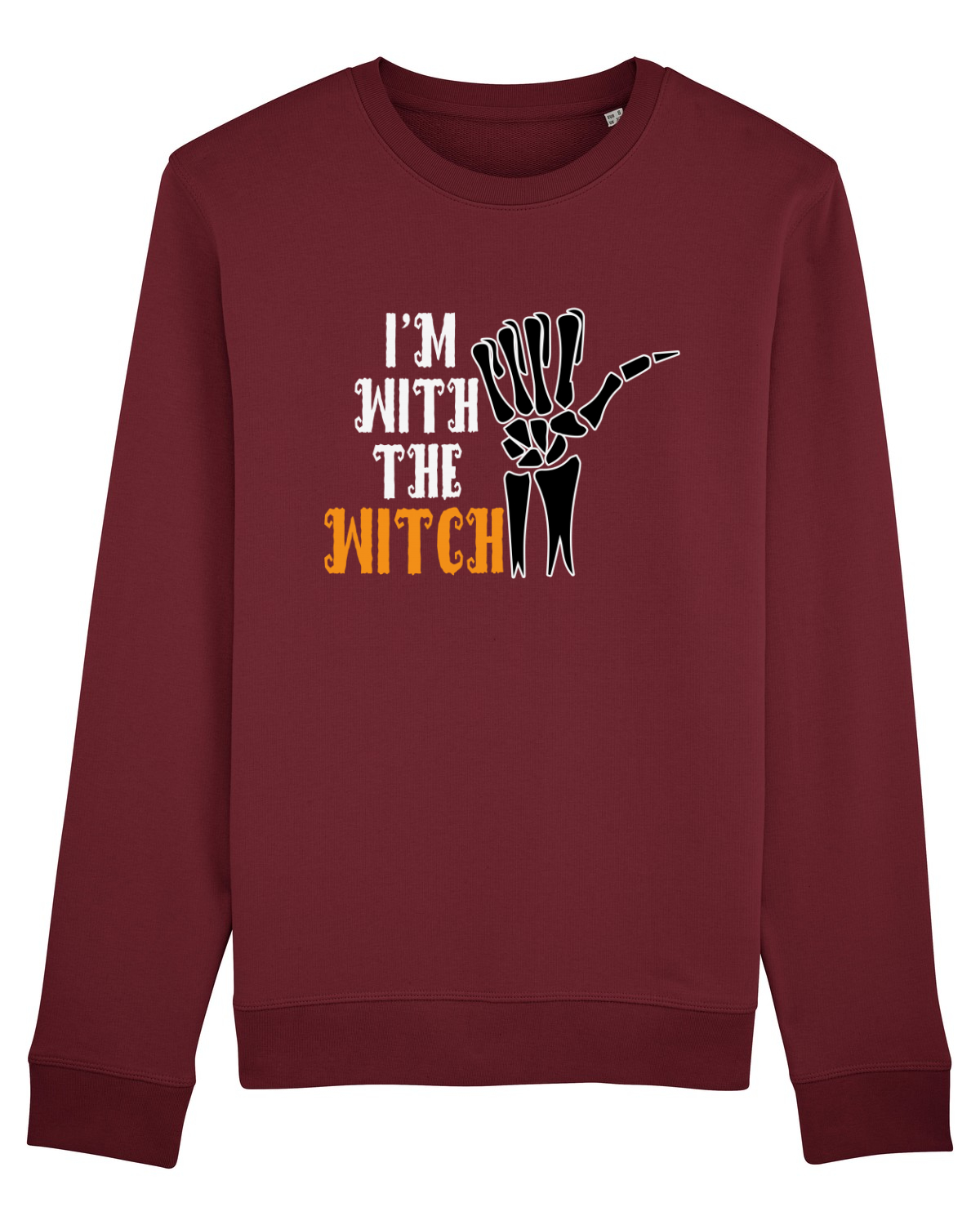 Bluză mânecă lungă Unisex Rise Burgundy
