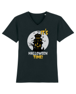 It's Halloween Time Tricou mânecă scurtă guler V Bărbat Presenter