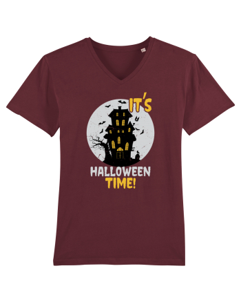 It's Halloween Time Burgundy