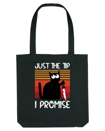 Just The Tip I Promise Halloween Cat Black