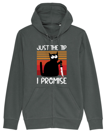 Just The Tip I Promise Halloween Cat Anthracite