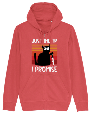 Just The Tip I Promise Halloween Cat Carmine Red