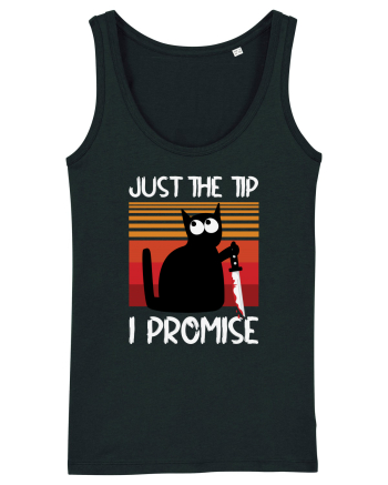 Just The Tip I Promise Halloween Cat Black
