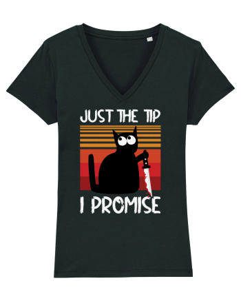 Just The Tip I Promise Halloween Cat Black
