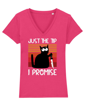 Just The Tip I Promise Halloween Cat Raspberry