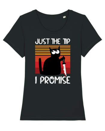 Just The Tip I Promise Halloween Cat Black