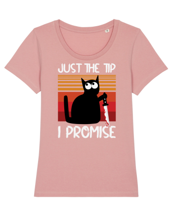 Just The Tip I Promise Halloween Cat Canyon Pink