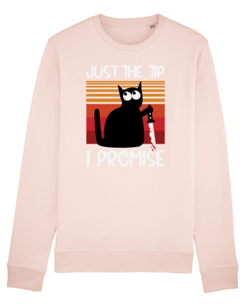 Just The Tip I Promise Halloween Cat Candy Pink