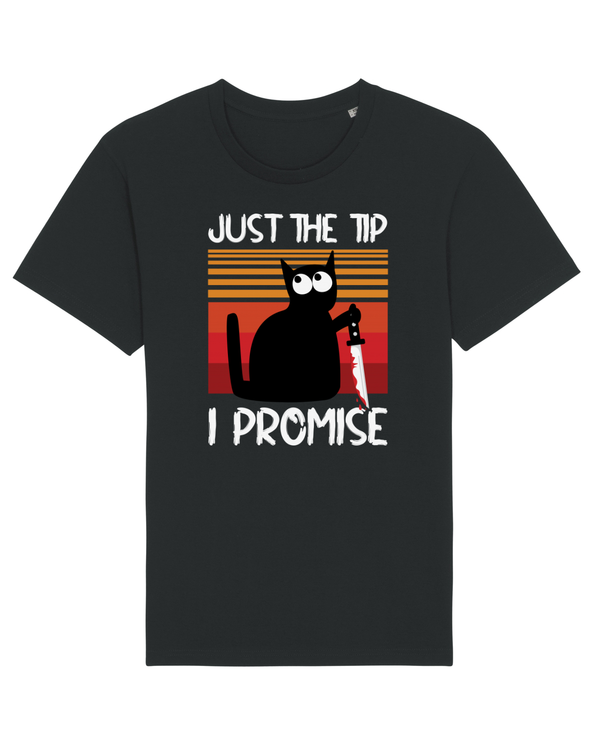 Tricou mânecă scurtă Unisex Rocker Black