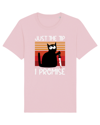 Just The Tip I Promise Halloween Cat Cotton Pink