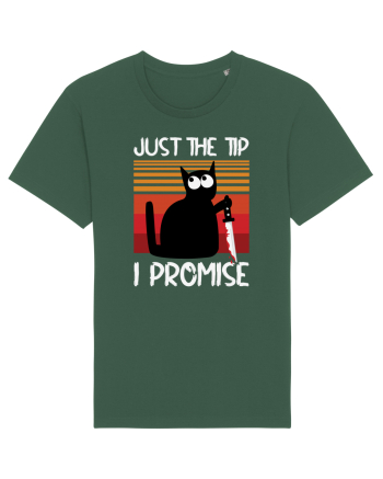 Just The Tip I Promise Halloween Cat Bottle Green