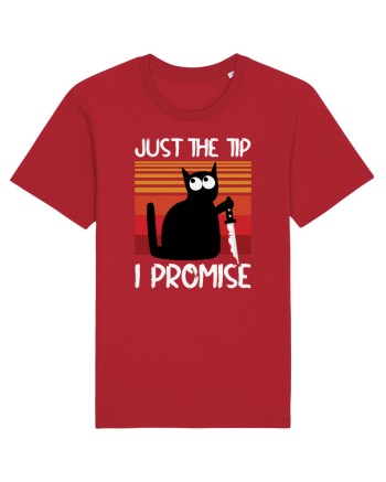 Just The Tip I Promise Halloween Cat Red
